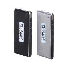 2016 New 8GB Digital Voice Recorder Rechargeable Audio Voice Recorder Long recorder time 192kbps with MP3 Player