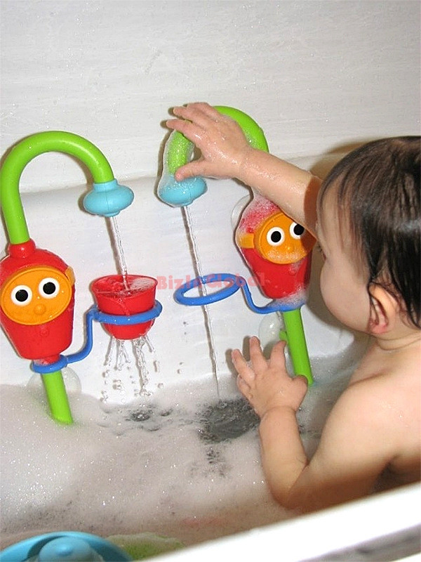 Baby Bath Toys Set with Taps & Shower Play-set Toy Soap Spray Accessories (4)