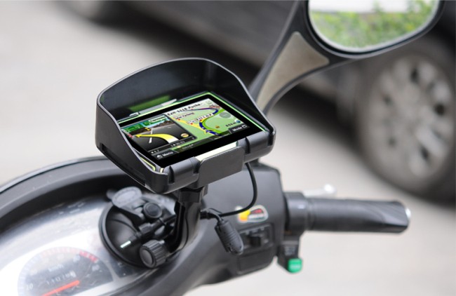 4.3inch Touchscreen Waterproof Motorcycle GPS Navigation NAV 8GB16