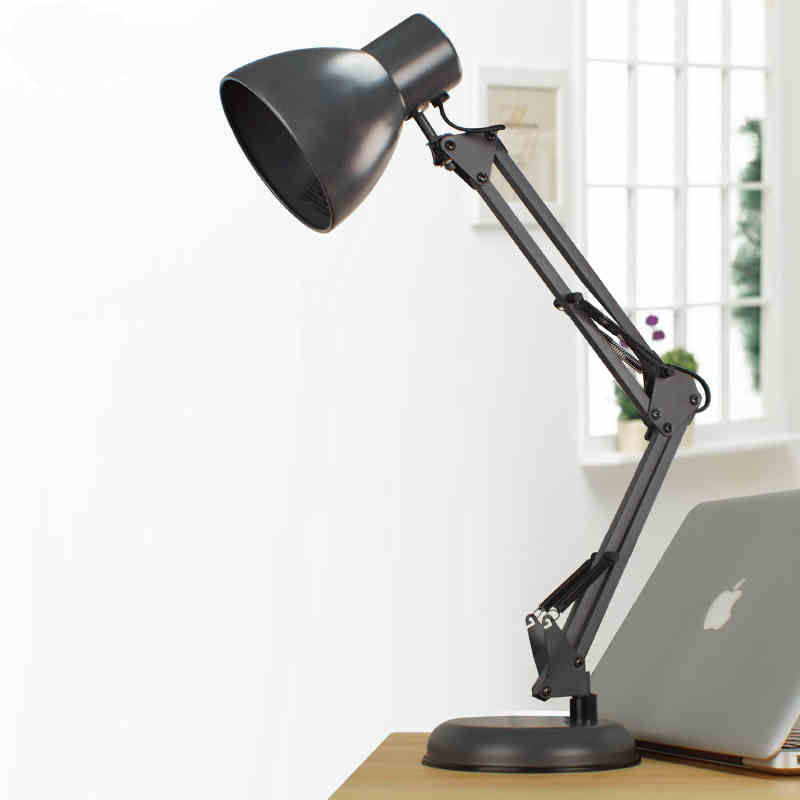 Фотография USA  LED long arm Table lamp Desk lights Bedroom bedside Lighting Clip Light