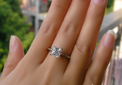 Sterling silver engagement rings ok