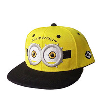 2015 Fashion Baseball Cap God Steal Dads Film Yellow People Minions Children Flat Snapback Hip hop