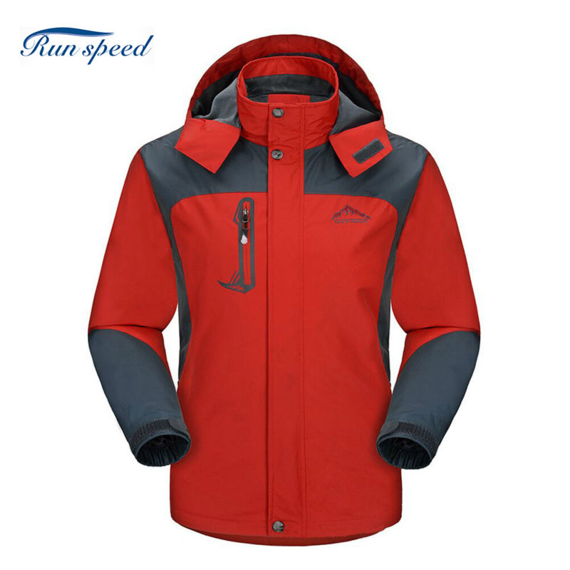 Men Waterproof Winter Jacket Outdoor Windproof Softshell Jacket Camping Hiking Sports Coat Impermeable Windbreaker Jacket MCY005