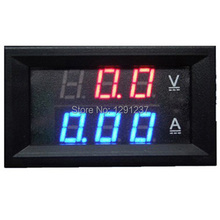 Venta al por mayor y al por menor! DC 0 V 100 V Led medidor de Panel amperios del amperímetro del voltímetro Digital BP9p