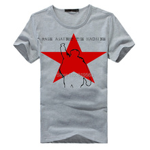 RAGE AGAINST THE MACHINE ratm rap metal gray and white t shirt high quality soft comfortable modal cotton