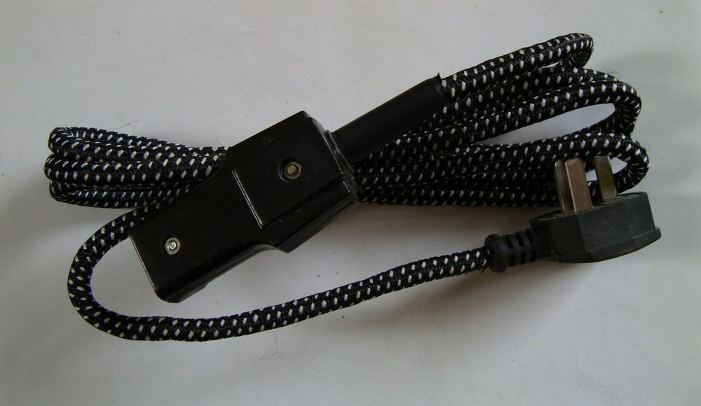 1.0 mm2 woven two hole power cord,rice cooker line,all copper core