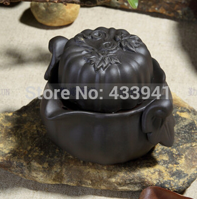 2015 gaiwan purple clay tea sets Chinese Kung Fu Tea Quik Cup pot Two in one
