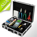 Fiber Optic FTTH Tool Kit with AUA 30S Fiber Cleaver and Optical Power Meter 10Mw metal