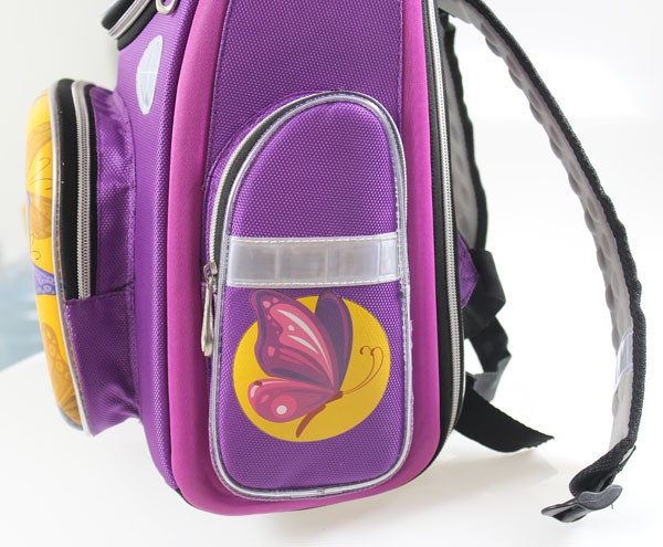 2015-new-Children-s-Orthopedic-AC-Carrying-system-school-bags-girls-Purple-Butterfly-bag-rucksack-waterproof (3)