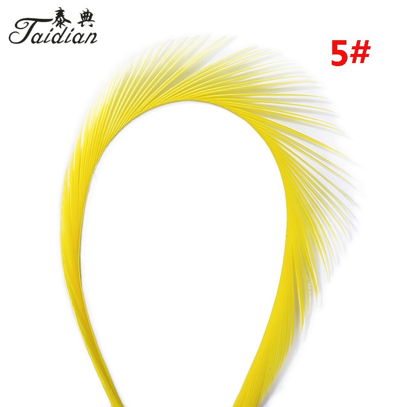 Goose Feather Yellow YM-0013 7-9cm 5# 
