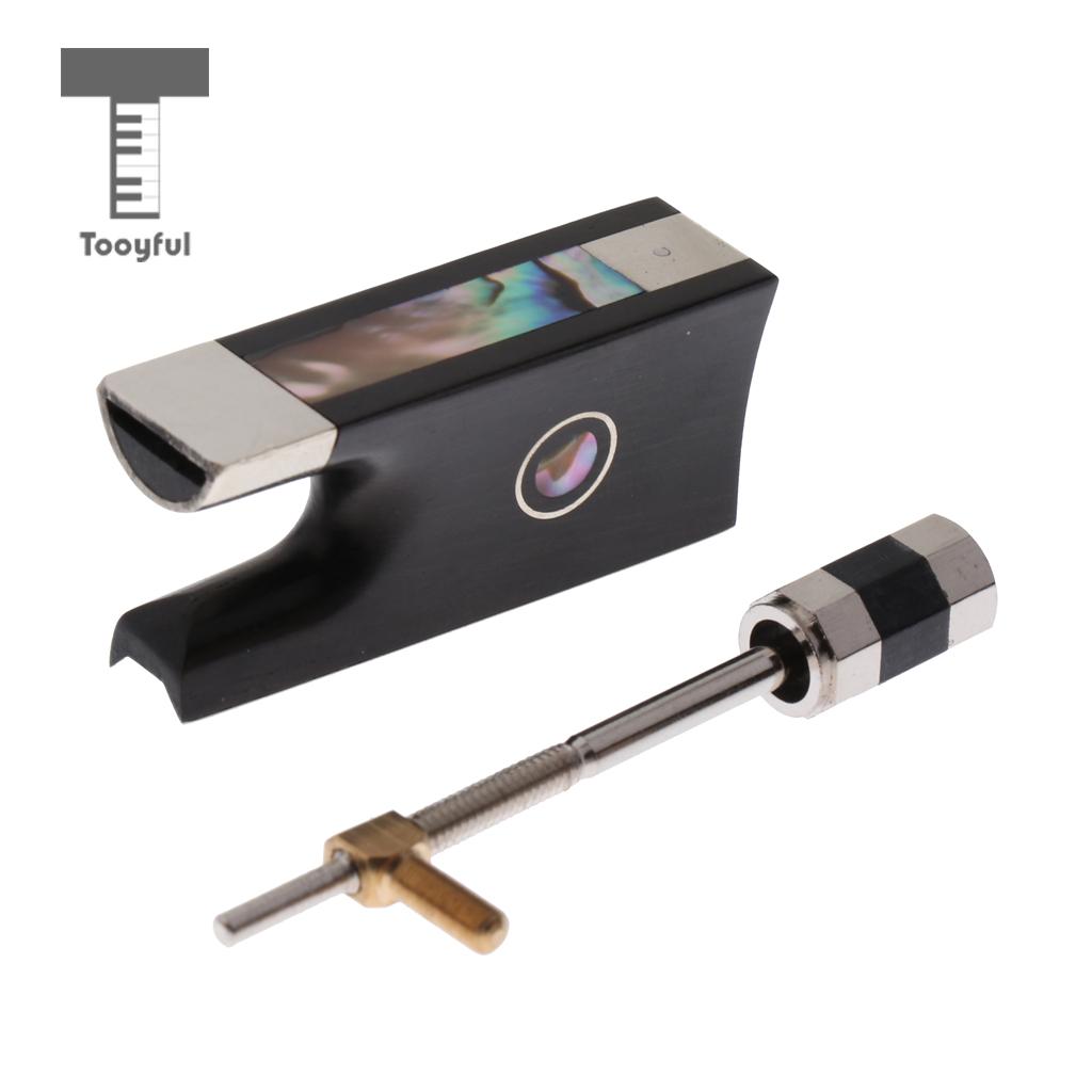 Description Picture 2 of itemTooyful Violin Bow Frog for 4/4 Violin Designed for 4/4 Violins Bow Parts Replacement Musical String Accessories