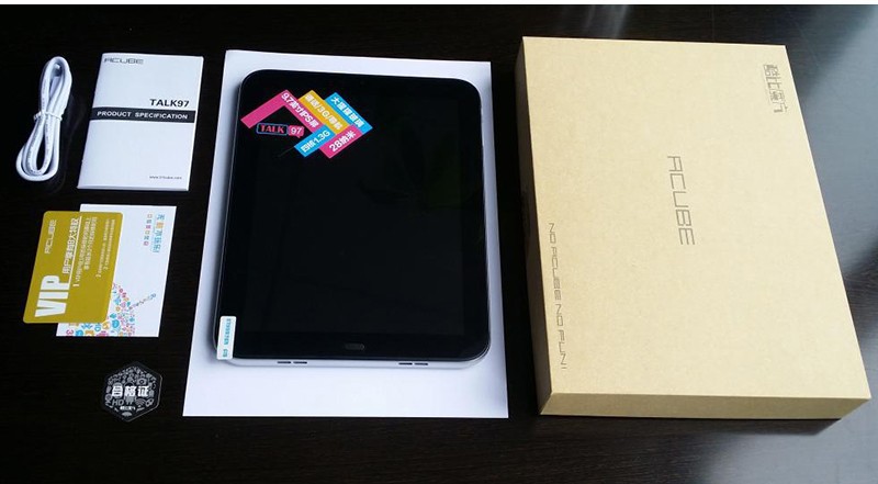 Original Dual Sim Cube u59gt Talk97 Tablet pc 9 7 inch IPS MTK8382 Quad Core 1