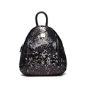 Fmaous Brand Trendy New Preepy Style Backpack Dazzling Sequins Ornament Solid Color Bag Women Fashion Paillette