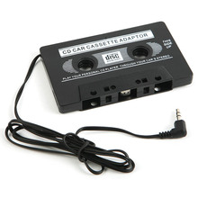 2015 NEW AUDIO CAR CASSETTE TAPE ADAPTER CONVERTER 3.5 MM FOR phone  MP3 AUX CD  #L0192460
