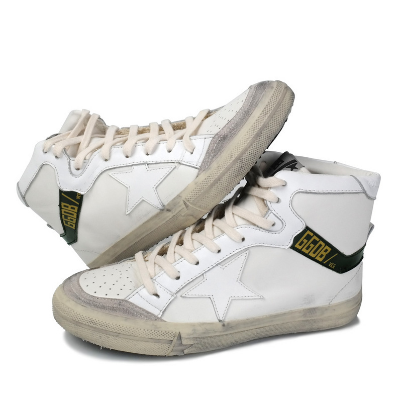Italy new arrival brand golden goose sneakers men fashion casual GGDB Genuine Leather white High Top