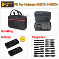 Free Shipping Hubsan H107C H107D Quadcopter Propeller Carrying Bag 2pcs 3 7V 520mAh Battery