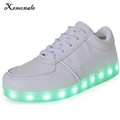2016 Women Colorful glowing shoes with lights up led luminous shoes a new simulation sole led