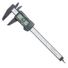150mm 6inch LCD Digital Electronic Carbon Fiber Vernier Caliper Gauge Micrometer free shipping