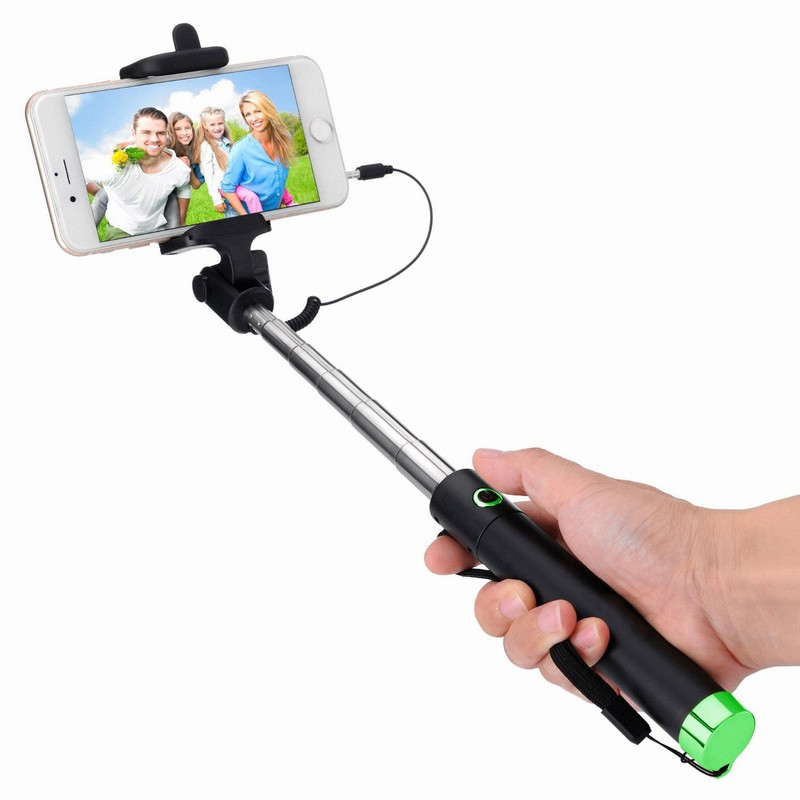 Selfie-Stick-Monopods-Wired-Self-portrait-stick-Foldable-and-Extendable-Self-Stick-for-iPhone6-6s-6plus-5s-SE-5C-5-Samsung-S7-S6-1 (4)
