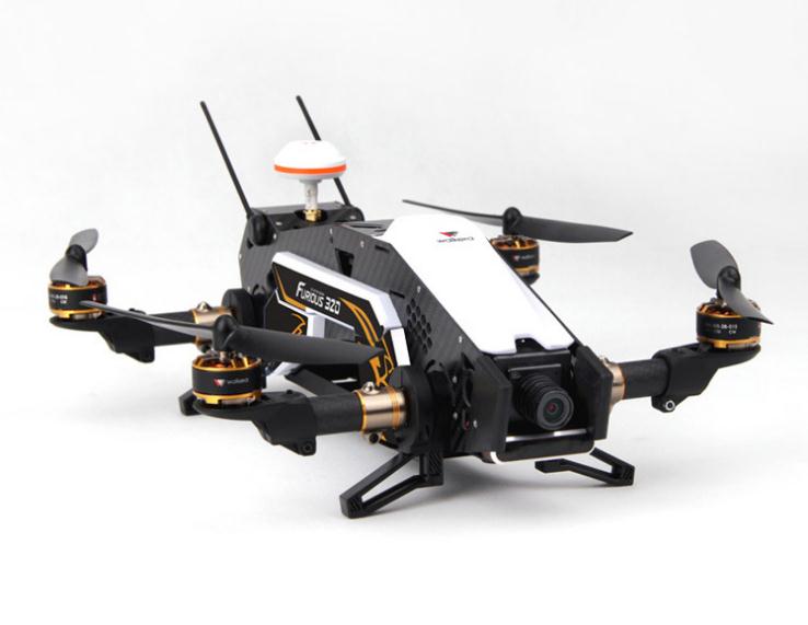 Furious 320 four axis FPV RTF aircraft motor rotating flight with DEVO 7 Remote control 800TVL