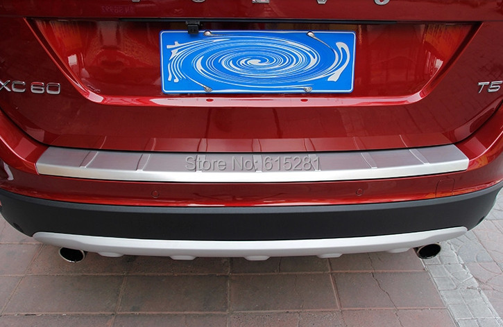 Volvo XC60 ,2010-2014,Stainless steel, rear bumper protector cover rear trunk door sill scuff plate ,Free shipping