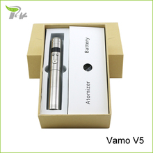 Stainless Steel Vamo V5 Electronic E Cigarette kits E cigarette Variable Voltage 18350 18650 Battery Mechanical