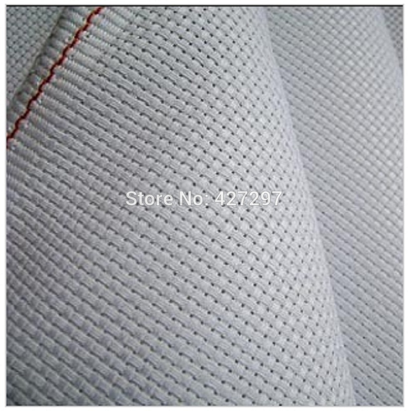 Description Picture 2 of item100% Cotton Embroidery Aida Cloth Fabric Canvas // Cross Stitch Aida Cloth Fabric Canvas Aida Cloth // 18CT/16CT/14CT/11CT/9CT