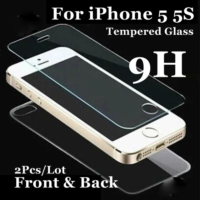 Front and Back For iphone4 5 5S SE Tempered Glass font b Screen b font font