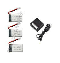 Syma X5C X5 X5A X5C-1 X5SC X5SW Li-po Batteries 3pcs 850mah Rc drone Spare Part + 5in1 charger