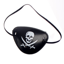 Free shipping 5 pices 40% off Halloween costume party props pirate party supplies pirate eye patch eye mask