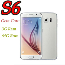 Best S6 Mobile Phone  5.1″ 3GB Ram&64GB Rom Original Logo Android 5.0 lollipop MTK6592 Octa Core Nano Sim  2560*1440