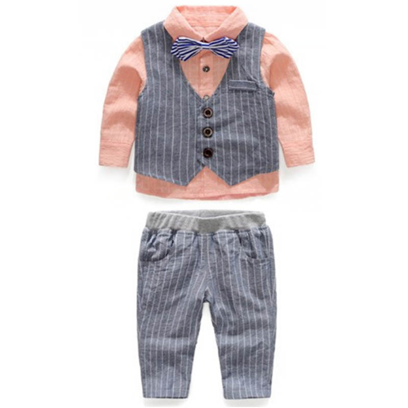 Childrens font b clothing b font set font b boys b font clothes striped formal tie