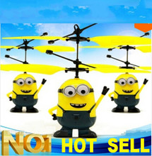 Free Shipping Remote Control RC Despicable Me Minion Sensing Helicopter Quadcopter Drone Hot Sale 2016