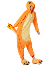 New Burn Fire with cute Char mander Couple Winter Kigu Full Sleeve Hoodie Jacket Pajamas Pyjamas