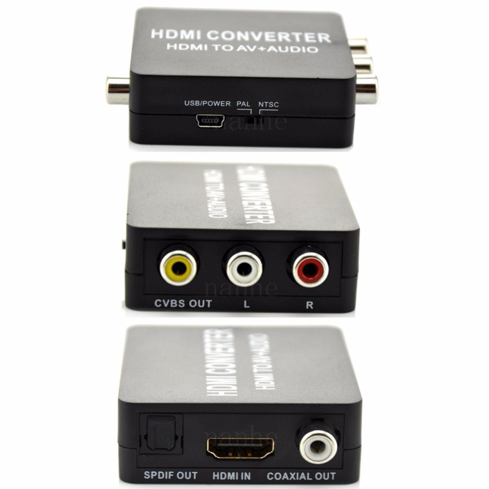  HD Video  Box HDMI  RCA  / CVBS L / R  480P, 720P, 1080P HDMI2AV  NTSC PAL  HDMI  - 