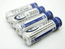 12pc x Genuine BTY 3000 AA 5 Ni MH rechargeable battery power bank 3000MAH Free shipping