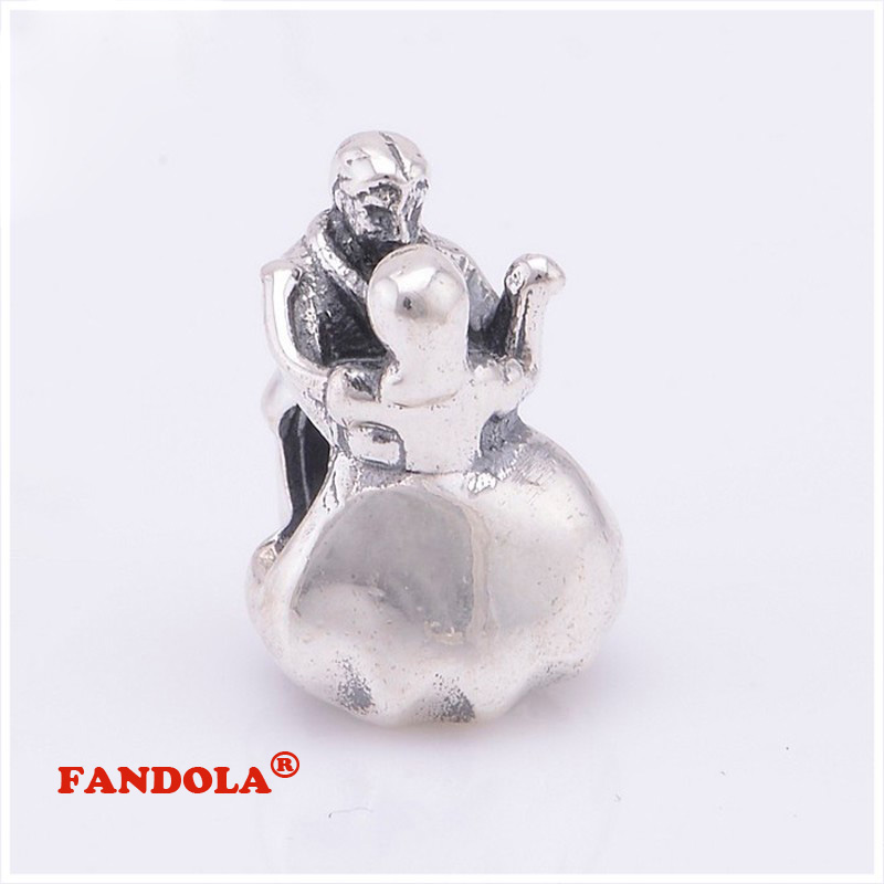 Fits Pandora Charms Bracelet 925 Sterling Silver Beads font b Chequered b font Flasgs Dangle Charm