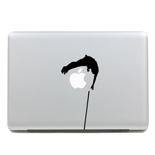 Free shipping removable DIY funny cute pole vault notebook and laptop sticker for you tablet computer and macbook air 135*205mm