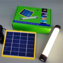 Portable Solar Powered Dimmable 28pcs LED Tube Lights Rechargeable Emergency Lamp Outddor Camping Tent Lantern
