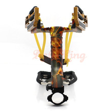 Super Powerful Sport Slingshot Sky Bow Hunting Catapult Stainless Steel Hunter Aluminium Alloy Sling Shot