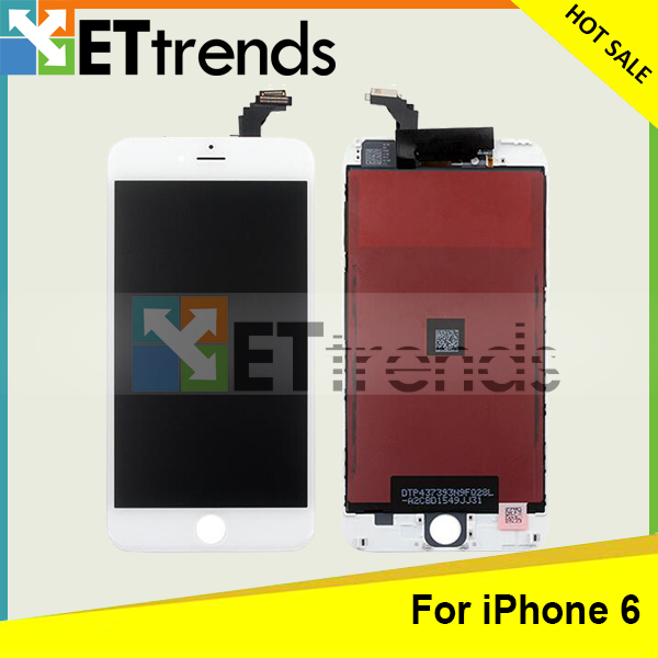 10PCS LOT AAA NO Dead pixel LCD Display For iPhone 6 LCD Screen Touch Digitizer Complete