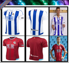 Real Sociedad 15/16 Soccer Jerseys home Away 3A+++ Best thai quality embroidery logo Real Sociedad Jerseys 2016 Argarate