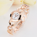LVPAI Brand Luxury Gold Watches Women Stainless Steel Wristwatches Rhinestone Women Bracelet Watch Ladies Wrist Watch