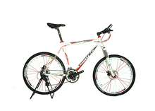 26*21 inch 27 speed 21″ frame  mountain bike Aluminum frame bicycle,oil disc brakes downhill bicycle for high man