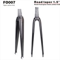 Tapered 700c Bicycle Fork Carbon Road Frame Fixed Gear Frame 1 1 8 to 1 1