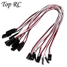 10 PCS 320mm 12.5″ RC Servo Receiver Extension Wire Cable Cord Lead for Drone Spare Parts Helicopter Accessories Fast Shipp