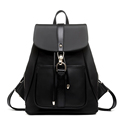 Solid Color Backpack Famous Brand Fashion New Waterproof Nylon Bag Flap Drawstring Cheap High Quality Designer