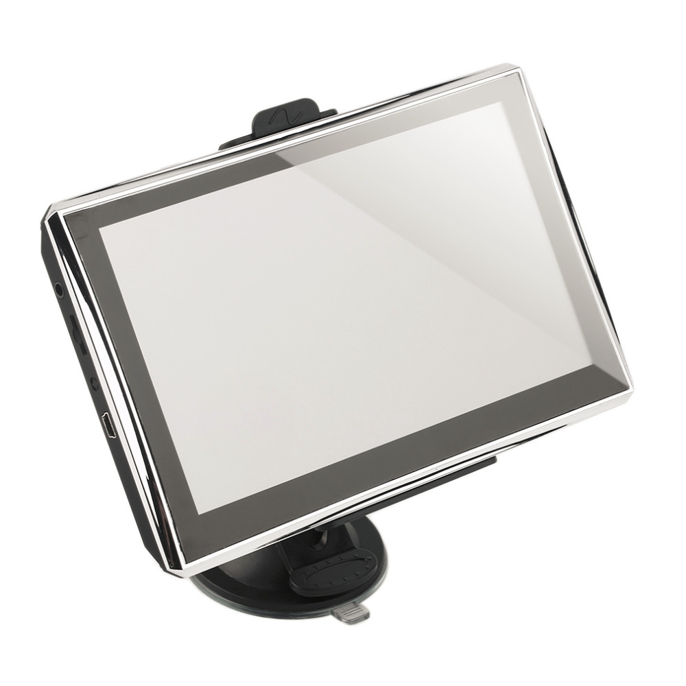 7 inch Car GPS Navigation Bluetooth AV-IN Vehicle Navigator 800 x 480 128M/4G GPS Navigation System with FM Function EU plug New