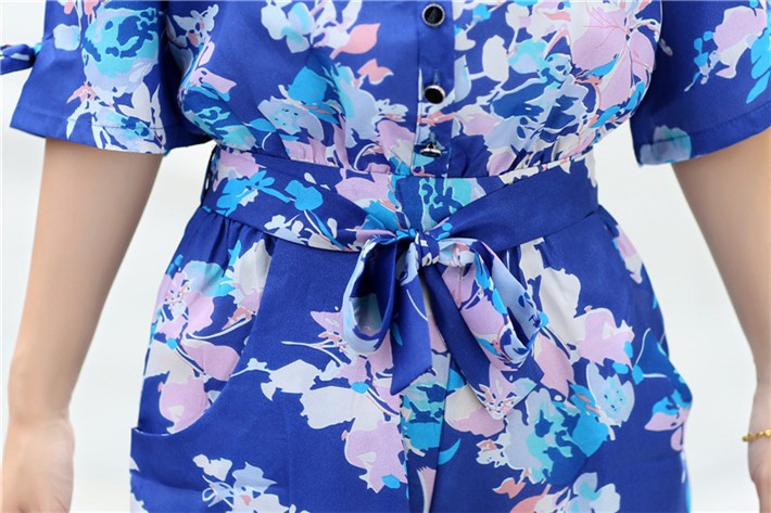 2015-Summer-Style-Women-Fashion-Short-Jumpsuits-and-Rompers-Floral-Printed-Women-Short-Sleeve-Chiffon-Overalls-CL02625