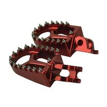Mx широкий подножки педали подставки для ног для CR CRF CR125 CR250 CR500 CRF250 CRF450 мотокросс эндуро Supermotard